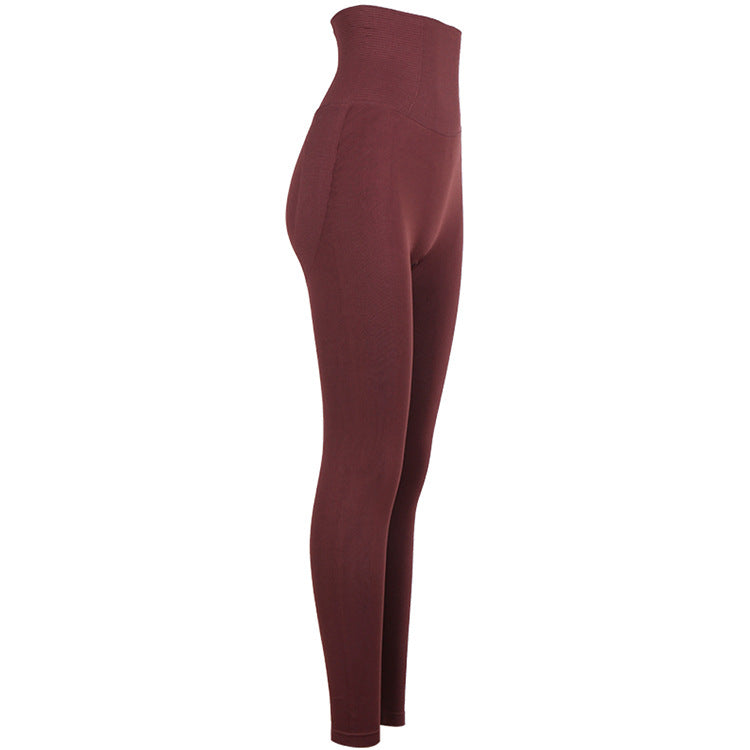 Women's Sheer-Look Fitness Leggings – Peach Lift, High Waist Workout Pants