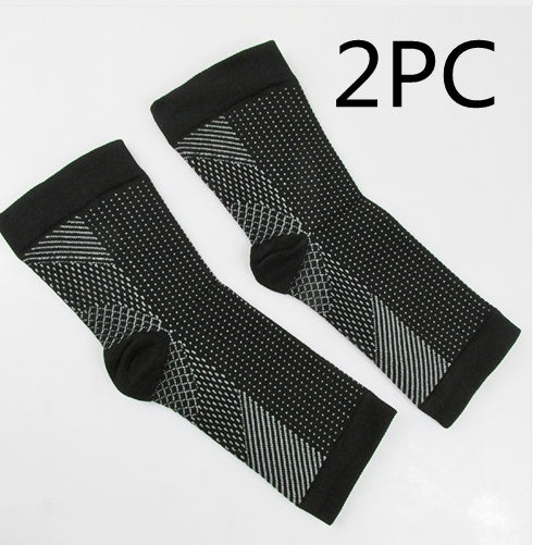 Anti-Fatigue Compression Foot Sleeves for Men & Women – Ankle Support Socks