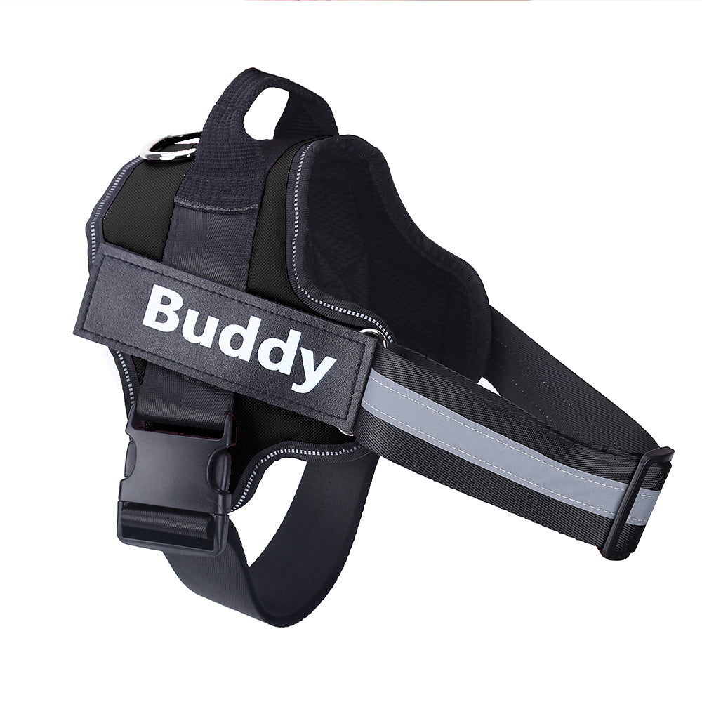 Personalized No-Pull Dog Harness – Reflective Breathable Adjustable Vest for Small & Large Dogs