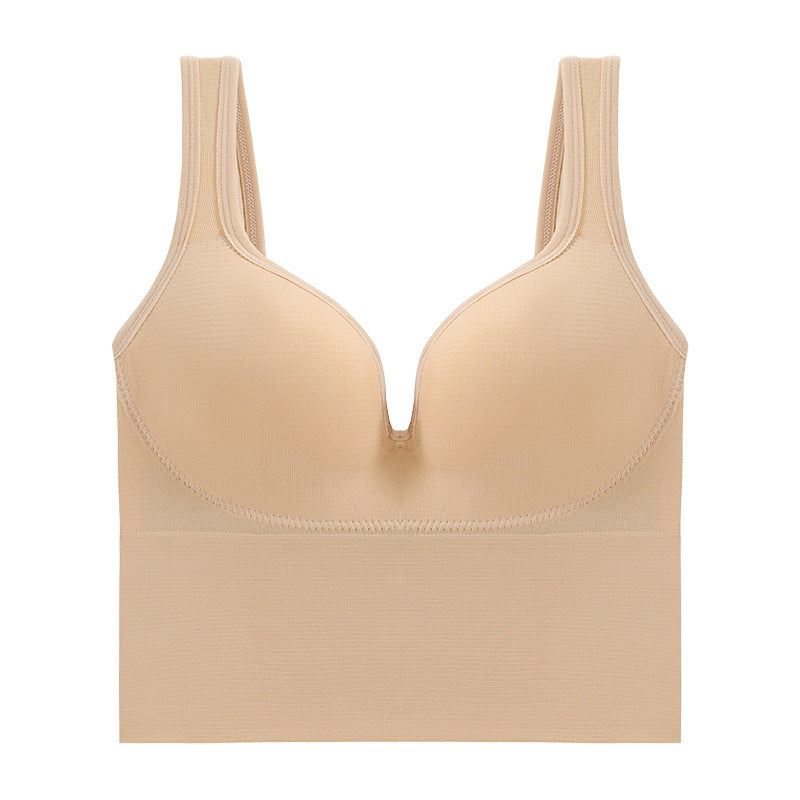 Women's Beauty Back Sports Bra – Soft Support with Fixed Shoulder Straps