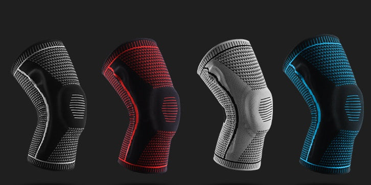 Sports Knee Pads – Silicone Spring Patella Protector for Men & Women