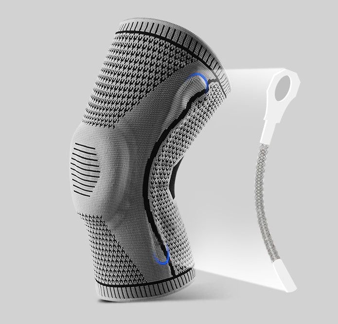 Sports Knee Pads – Silicone Spring Patella Protector for Men & Women