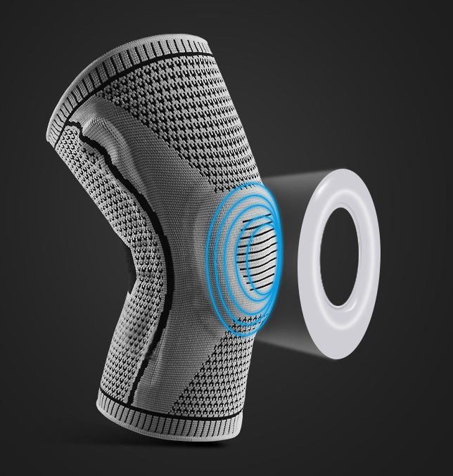 Sports Knee Pads – Silicone Spring Patella Protector for Men & Women