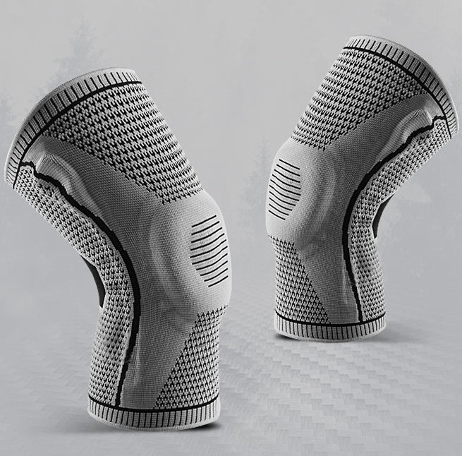 Sports Knee Pads – Silicone Spring Patella Protector for Men & Women