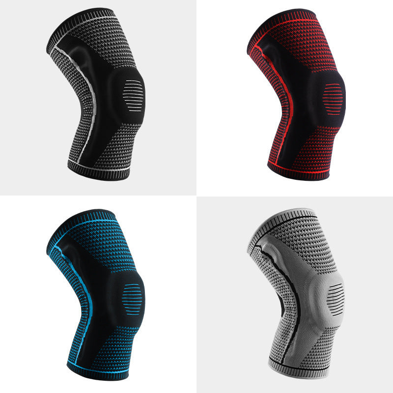 Sports Knee Pads – Silicone Spring Patella Protector for Men & Women