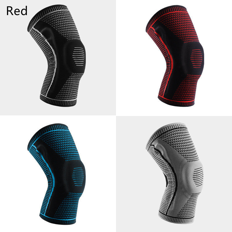 Sports Knee Pads – Silicone Spring Patella Protector for Men & Women
