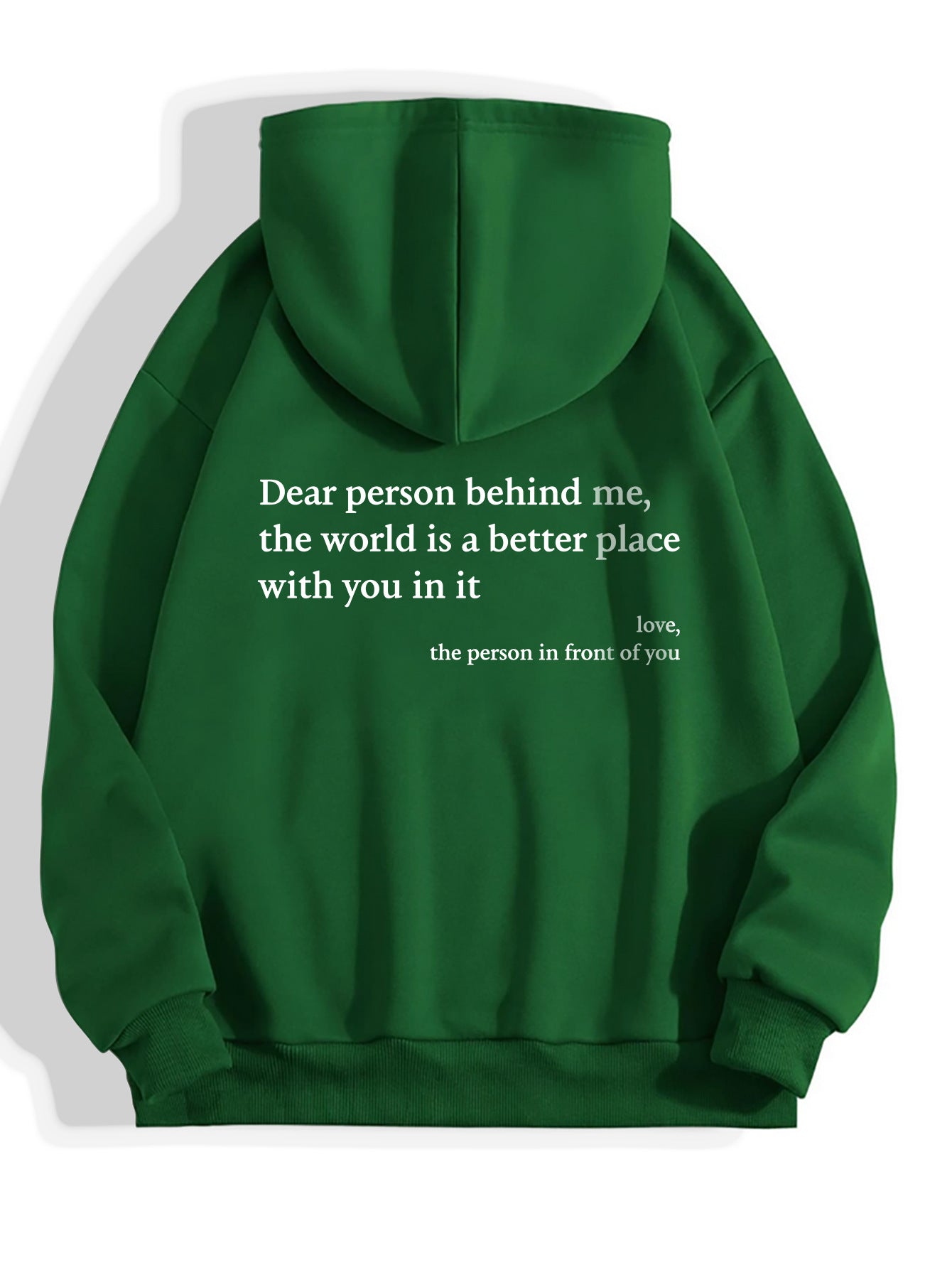 Women's Inspirational Message Hoodie – Cozy Kangaroo Pocket Pullover Sweatshirt