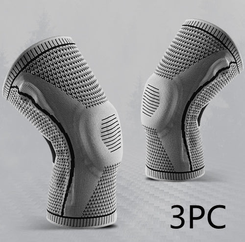 Sports Knee Pads – Silicone Spring Patella Protector for Men & Women