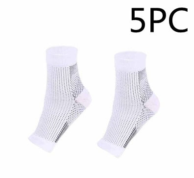 Anti-Fatigue Compression Foot Sleeves for Men & Women – Ankle Support Socks