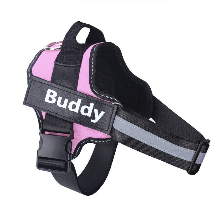 Personalized No-Pull Dog Harness – Reflective Breathable Adjustable Vest for Small & Large Dogs