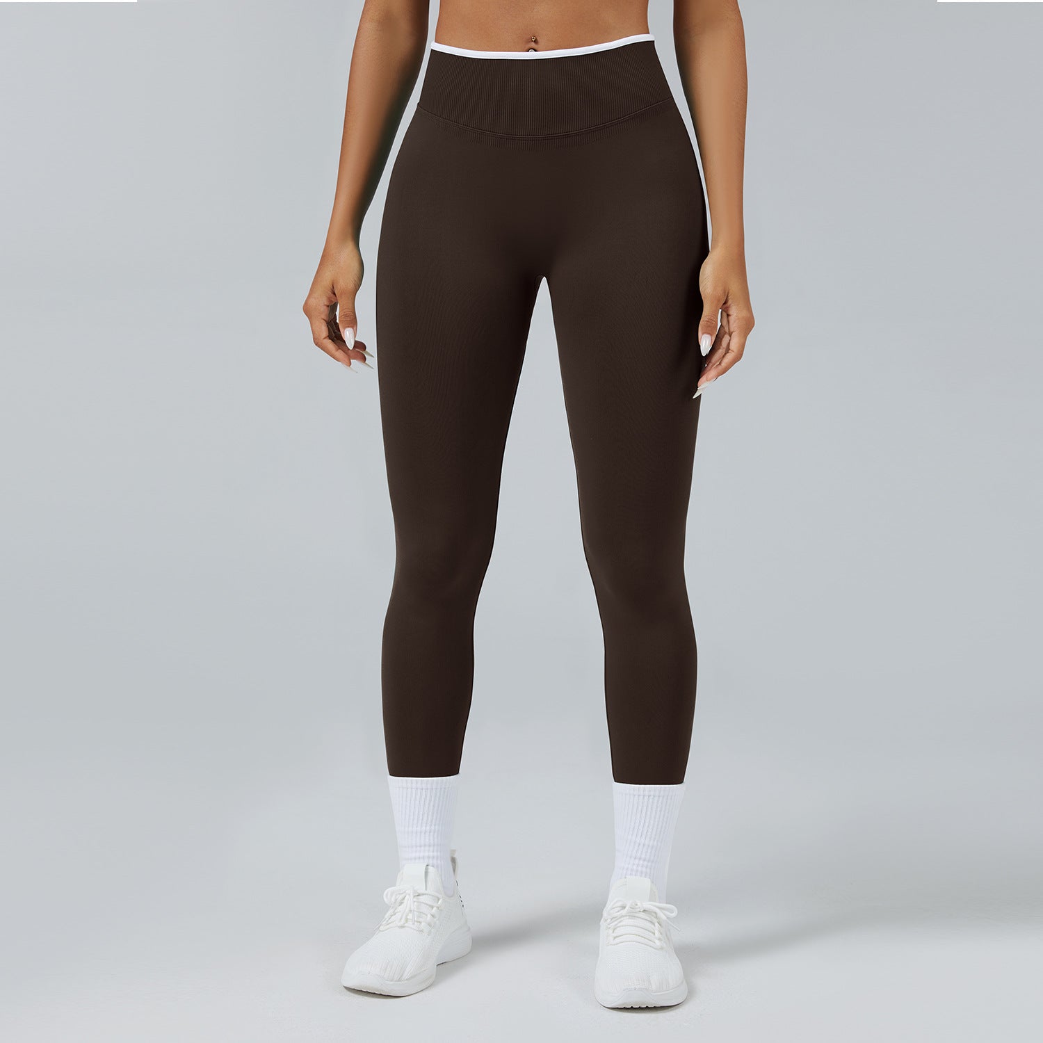 Women's Seamless High Waist Yoga Pants – Quick-Dry Tight Knit Leggings