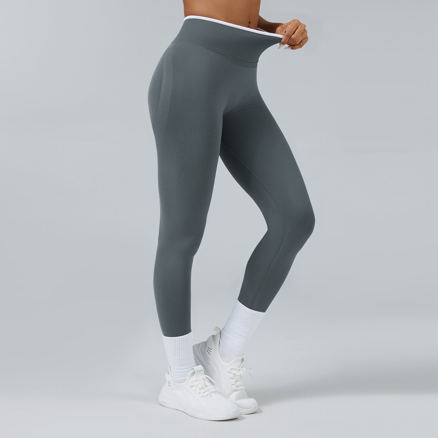 Women's Seamless High Waist Yoga Pants – Quick-Dry Tight Knit Leggings