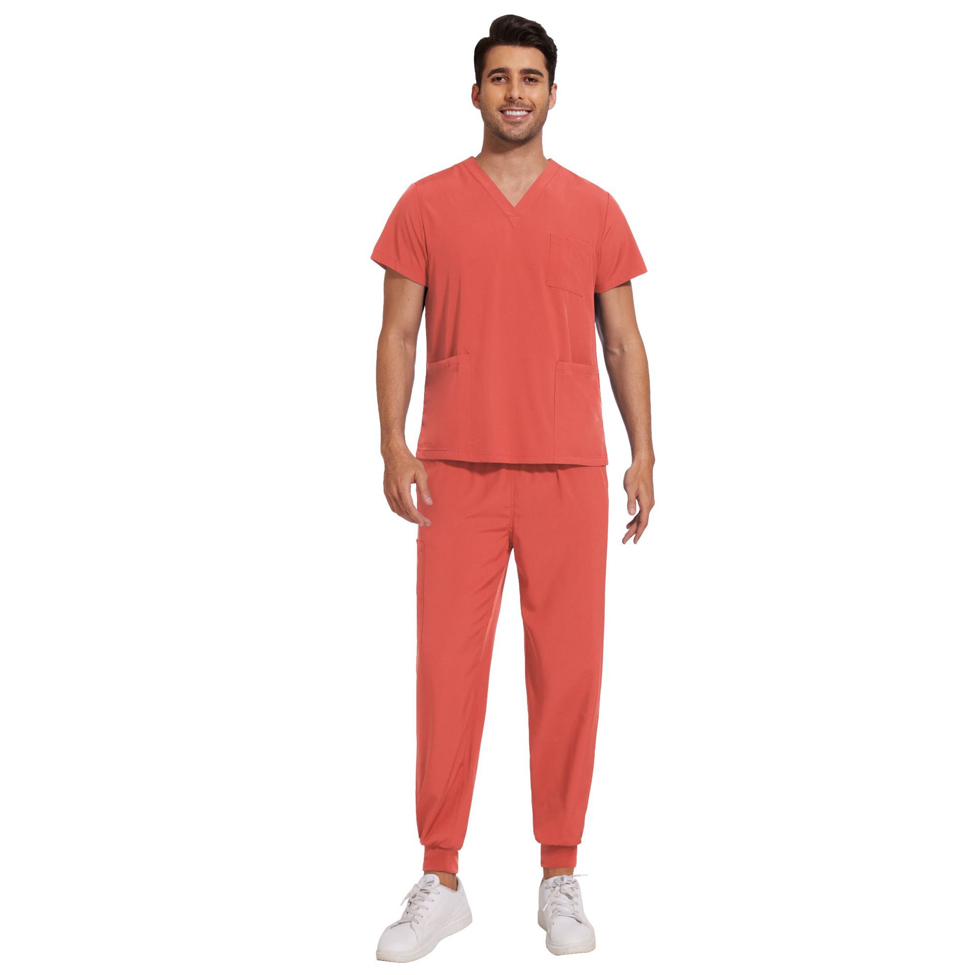 Men's Quick-Dry Stretch Scrubs Set