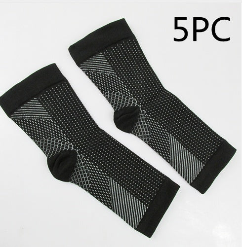 Anti-Fatigue Compression Foot Sleeves for Men & Women – Ankle Support Socks