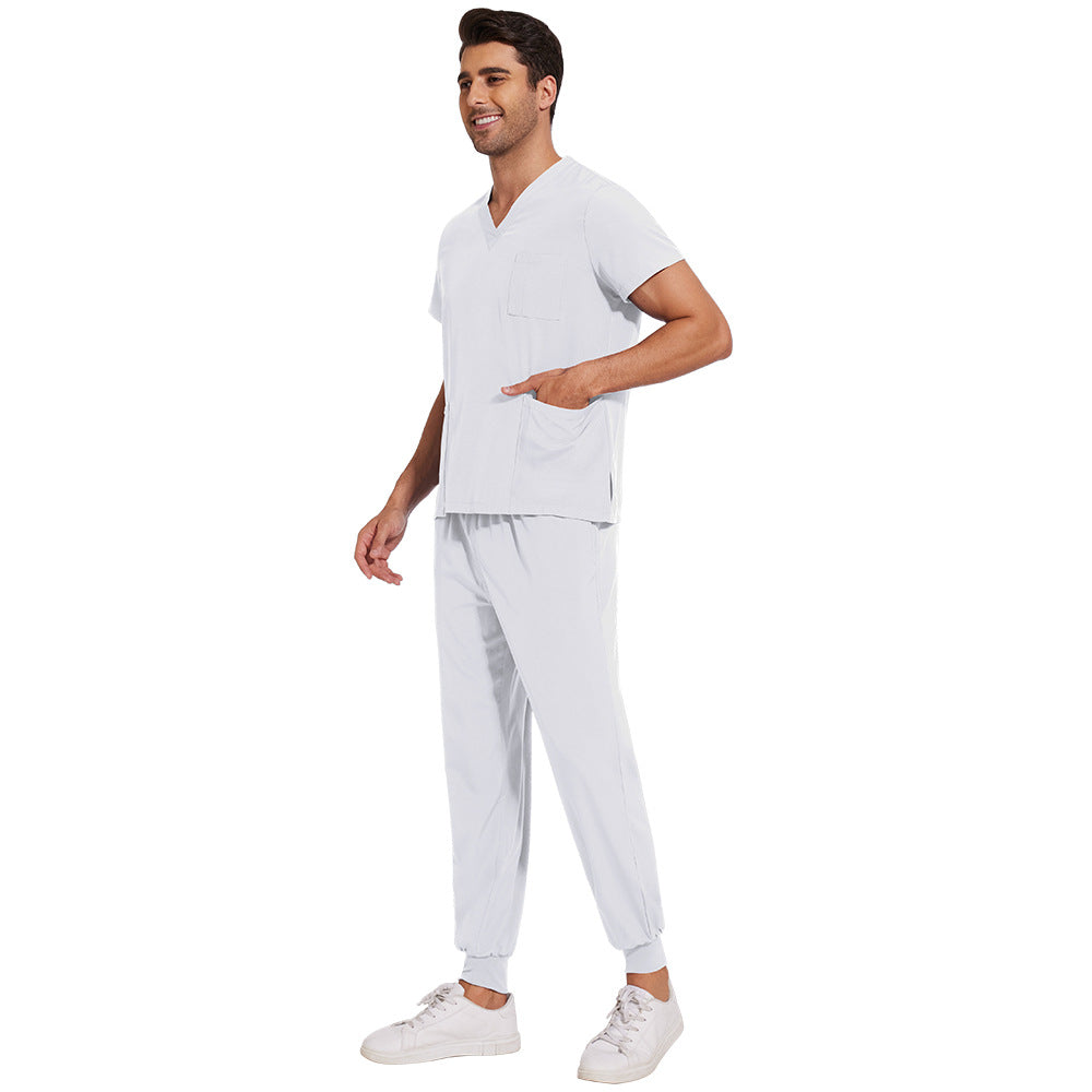 Men's Quick-Dry Stretch Scrubs Set