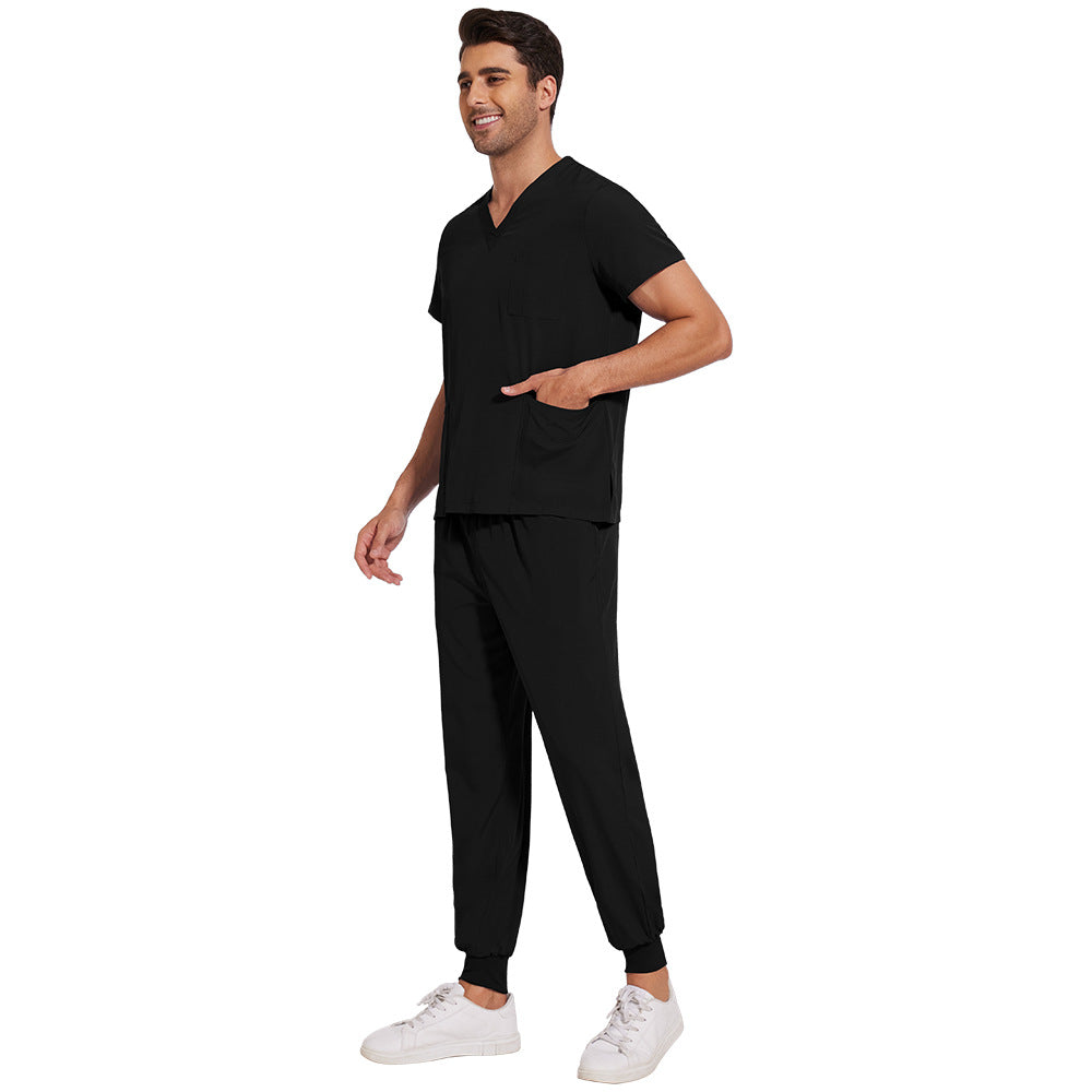 Men's Quick-Dry Stretch Scrubs Set