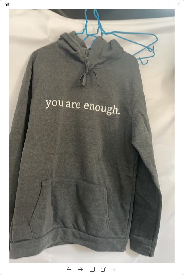 Women's Inspirational Message Hoodie – Cozy Kangaroo Pocket Pullover Sweatshirt