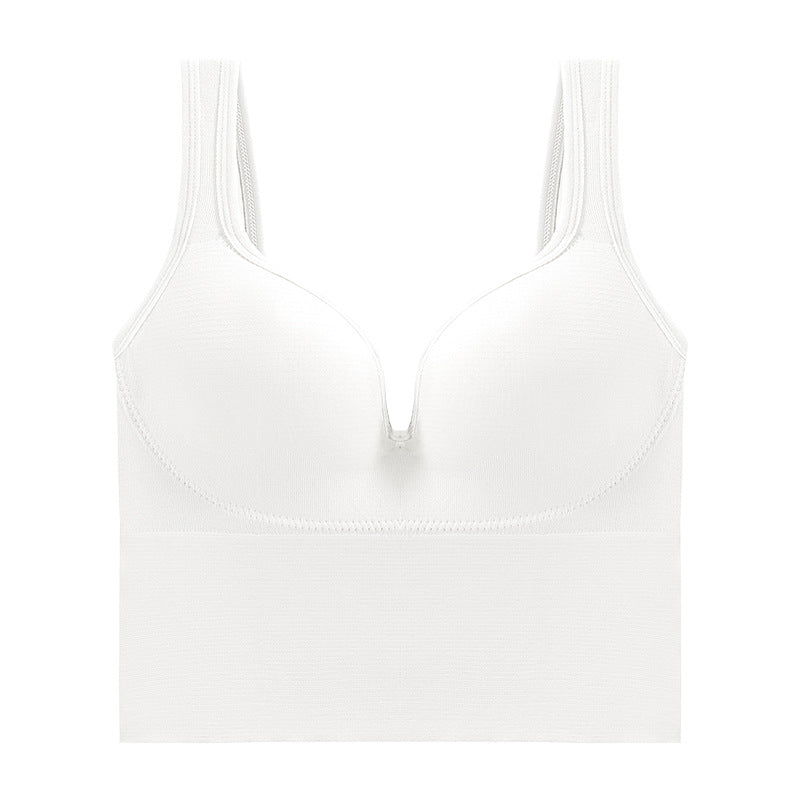 Women's Beauty Back Sports Bra – Soft Support with Fixed Shoulder Straps