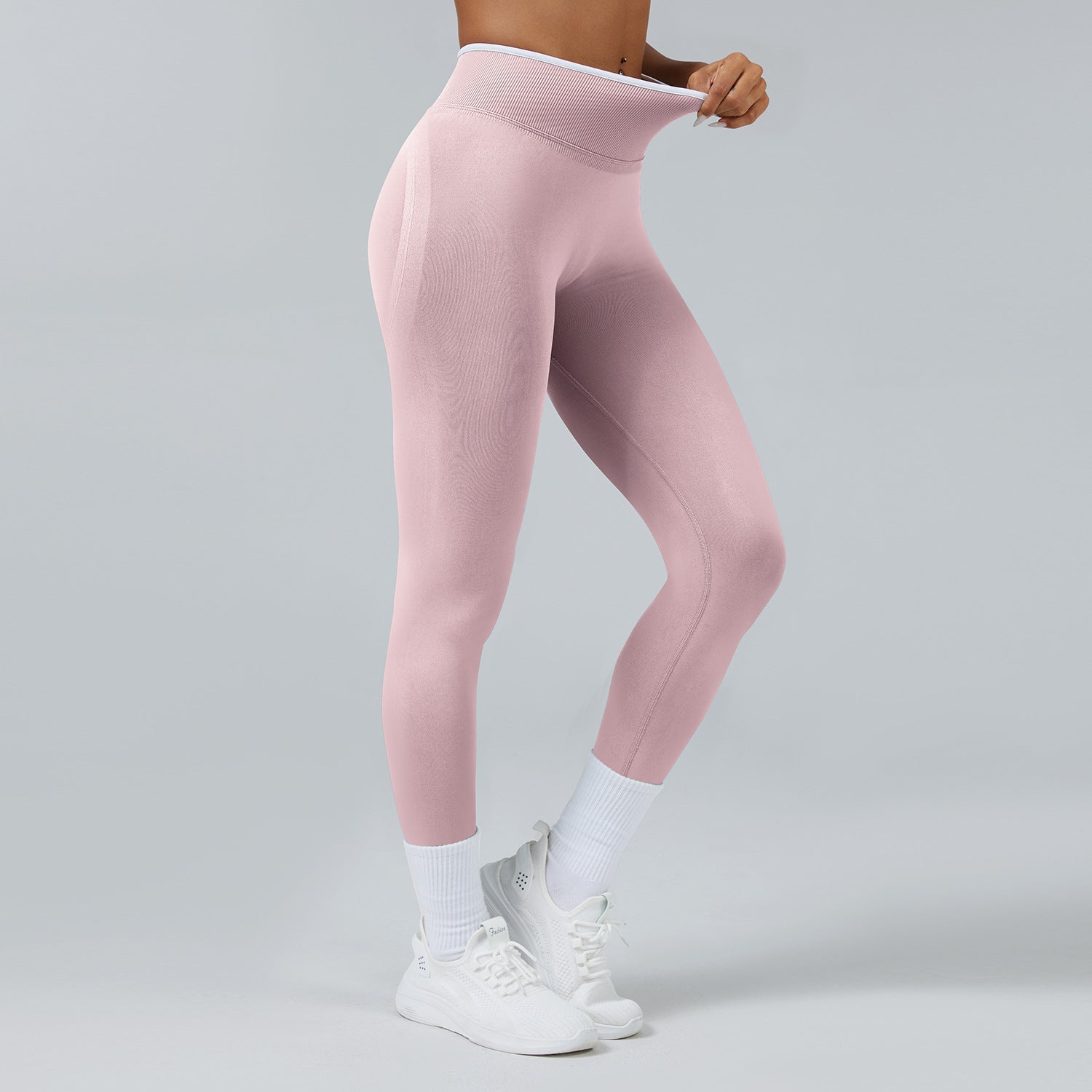 Women's Seamless High Waist Yoga Pants – Quick-Dry Tight Knit Leggings