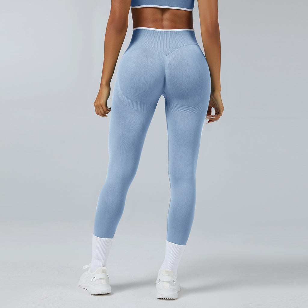 Women's Seamless High Waist Yoga Pants – Quick-Dry Tight Knit Leggings