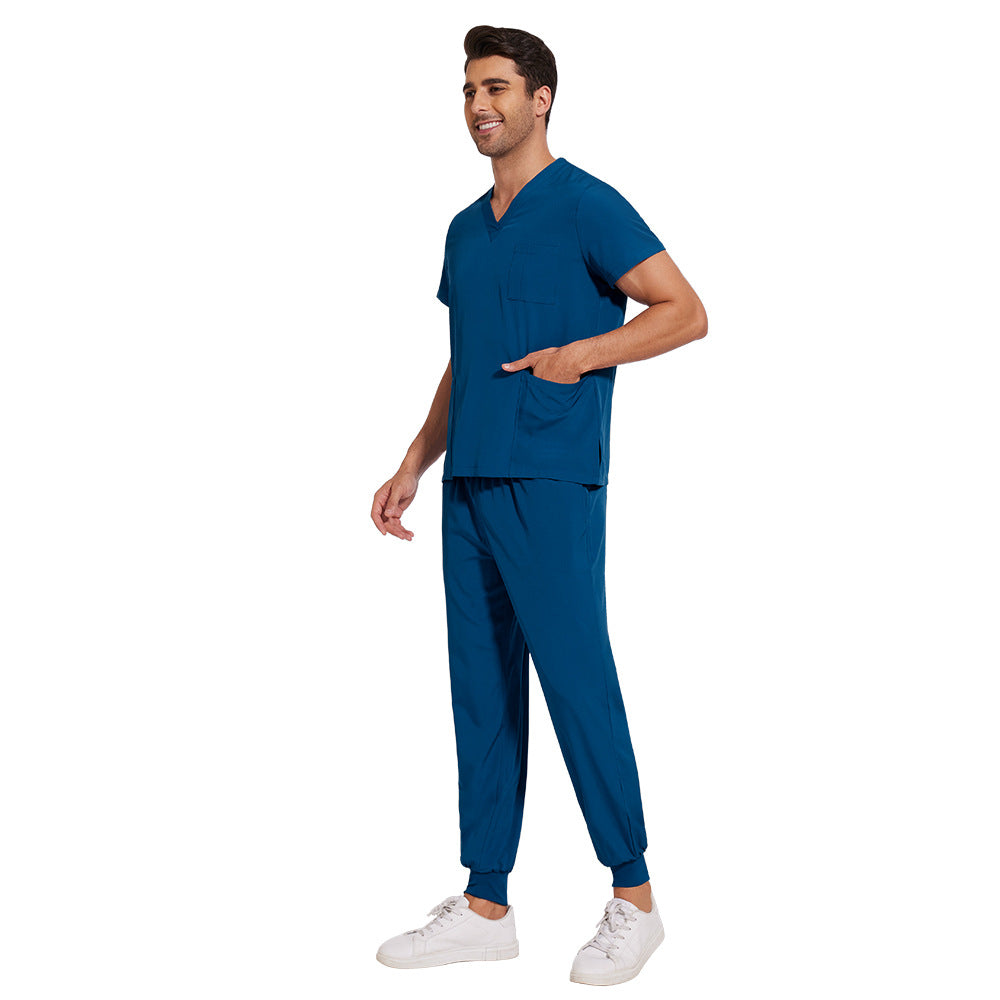 Men's Quick-Dry Stretch Scrubs Set