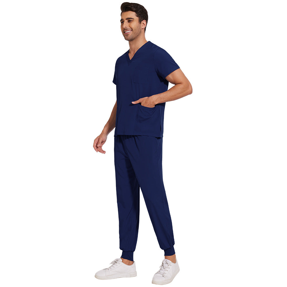 Men's Quick-Dry Stretch Scrubs Set