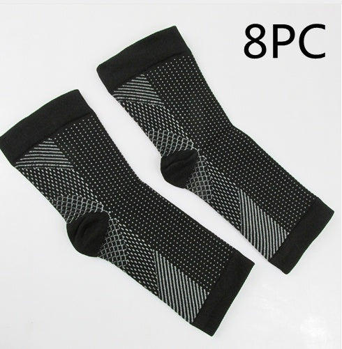 Anti-Fatigue Compression Foot Sleeves for Men & Women – Ankle Support Socks