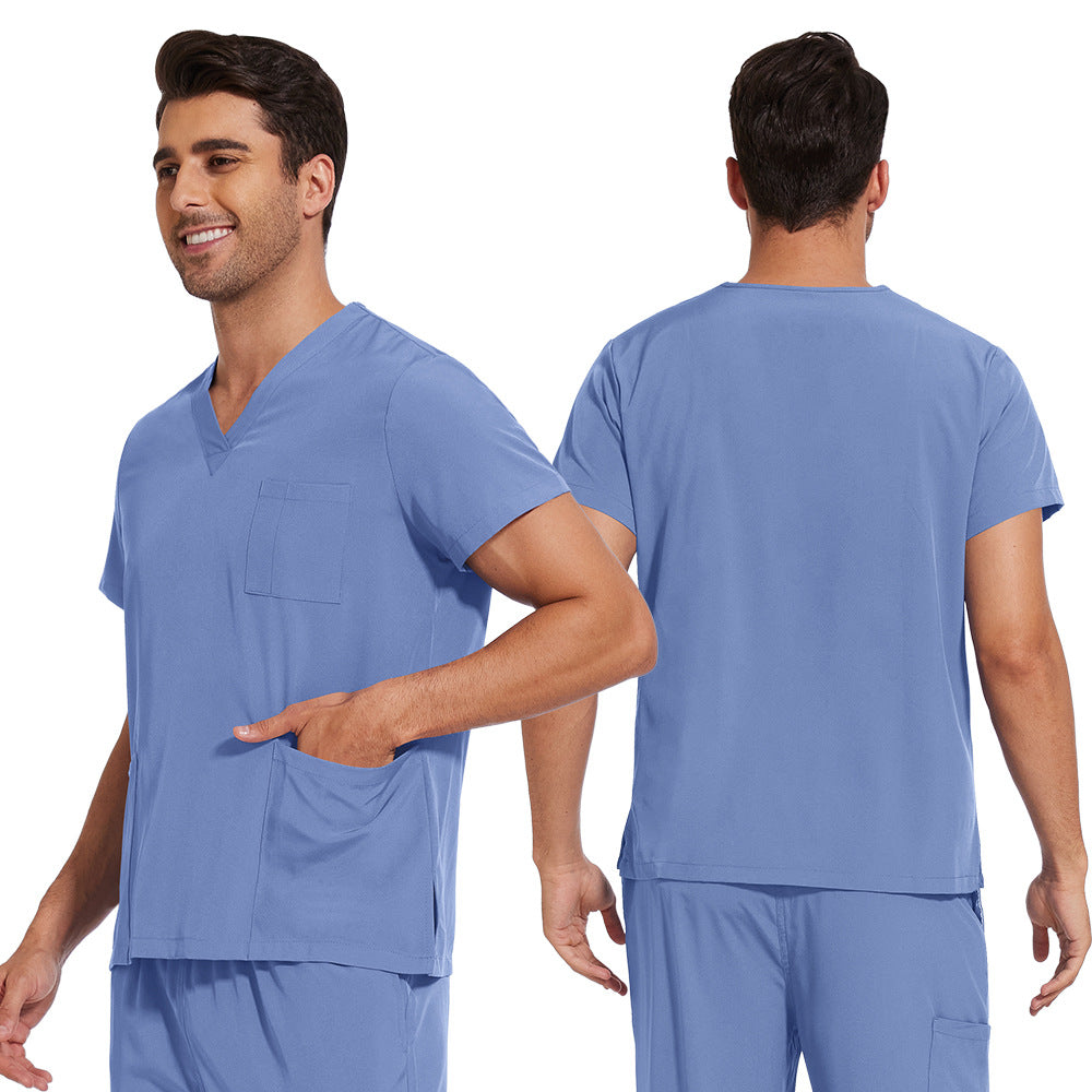 Men's Quick-Dry Stretch Scrubs Set