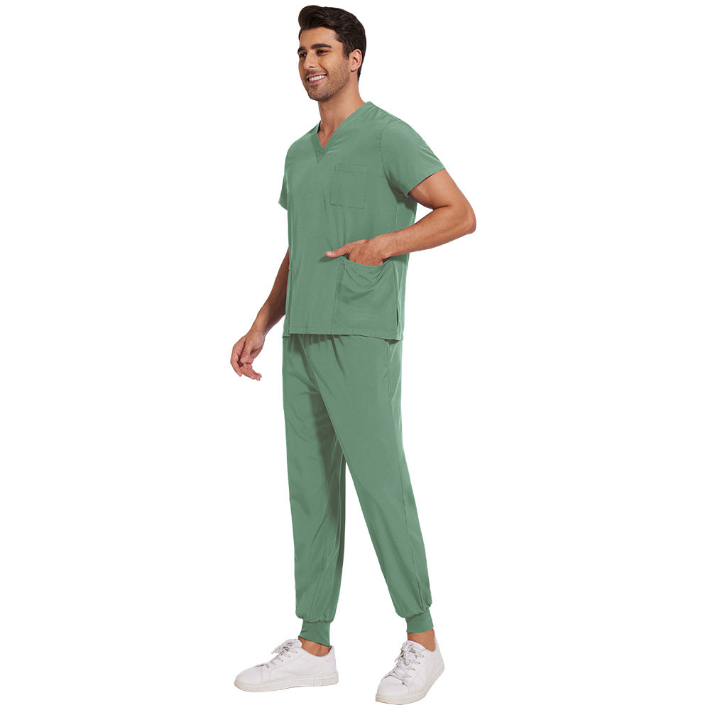 Men's Quick-Dry Stretch Scrubs Set