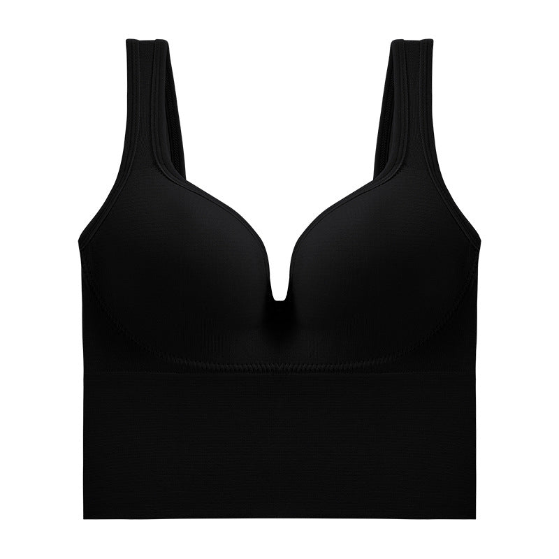 Women's Beauty Back Sports Bra – Soft Support with Fixed Shoulder Straps