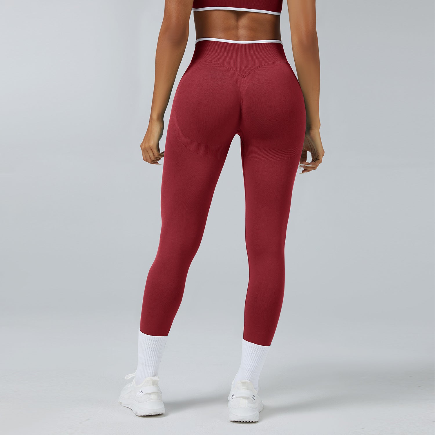Women's Seamless High Waist Yoga Pants – Quick-Dry Tight Knit Leggings