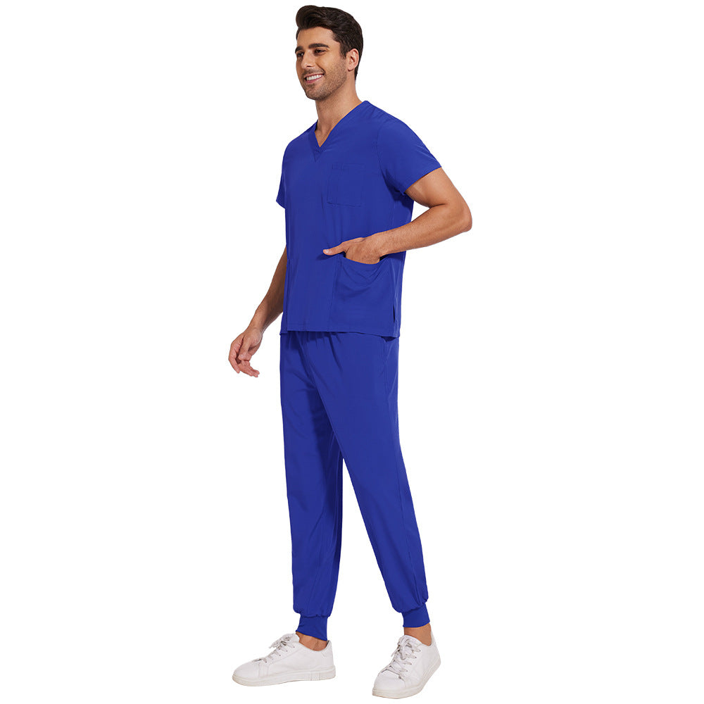Men's Quick-Dry Stretch Scrubs Set