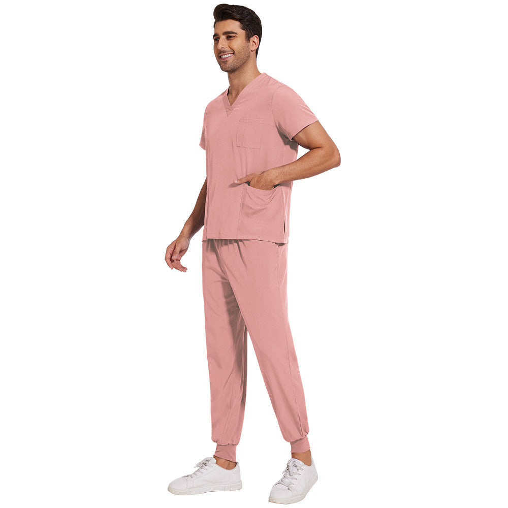 Men's Quick-Dry Stretch Scrubs Set