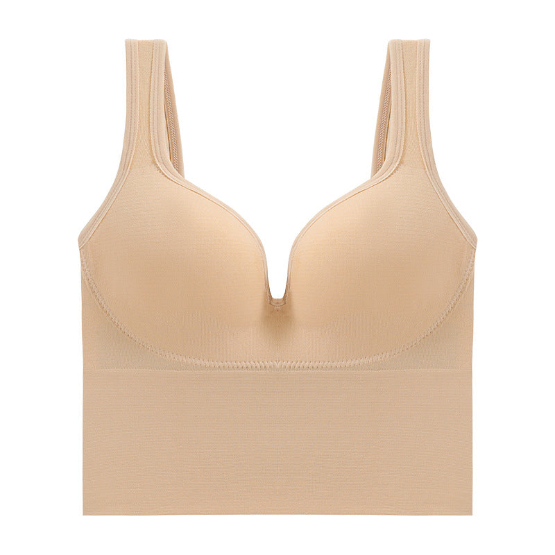 Women's Beauty Back Sports Bra – Soft Support with Fixed Shoulder Straps