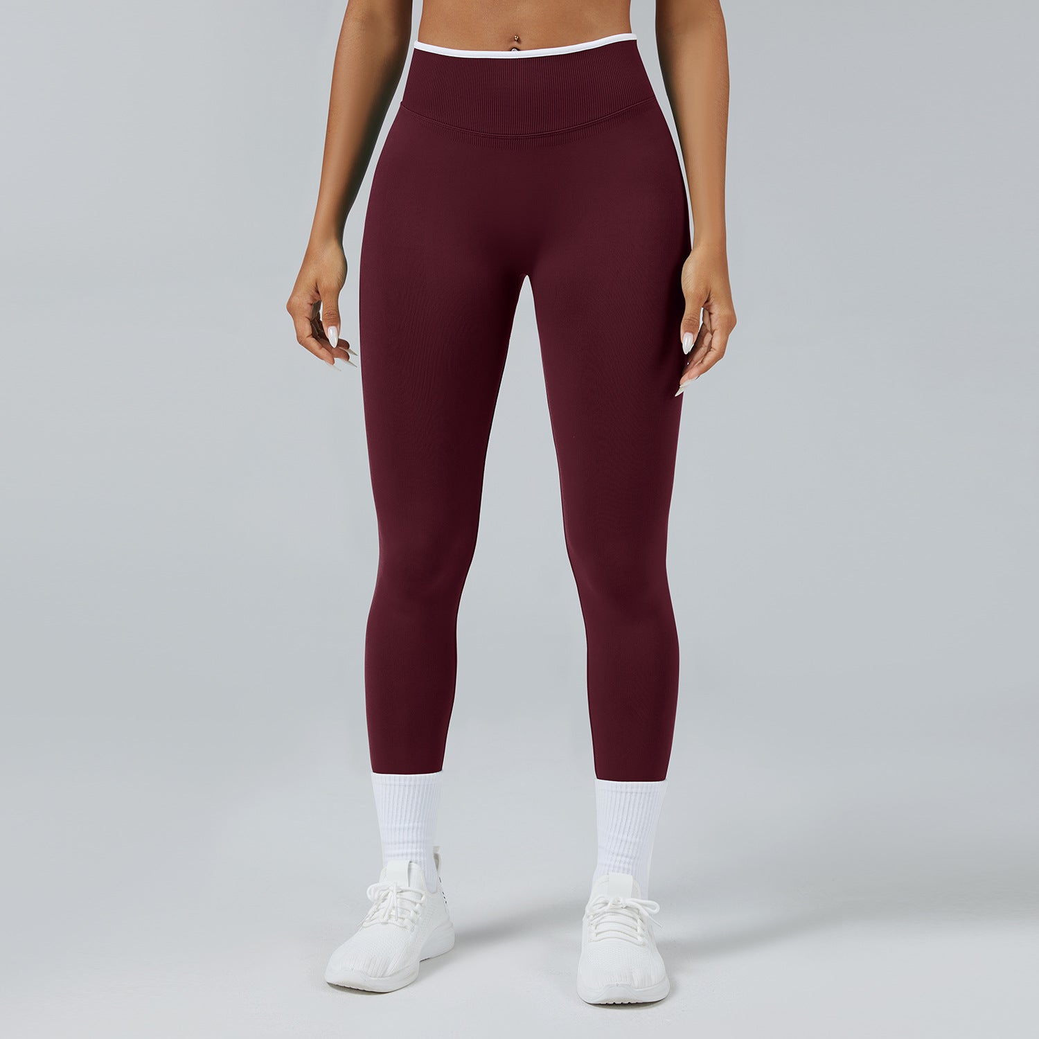 Women's Seamless High Waist Yoga Pants – Quick-Dry Tight Knit Leggings
